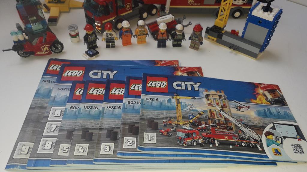 Lego, City, Town, Fire, 60216, Downtown Fire Brigade, Compleet, City, Lego, Ophalen of Verzenden