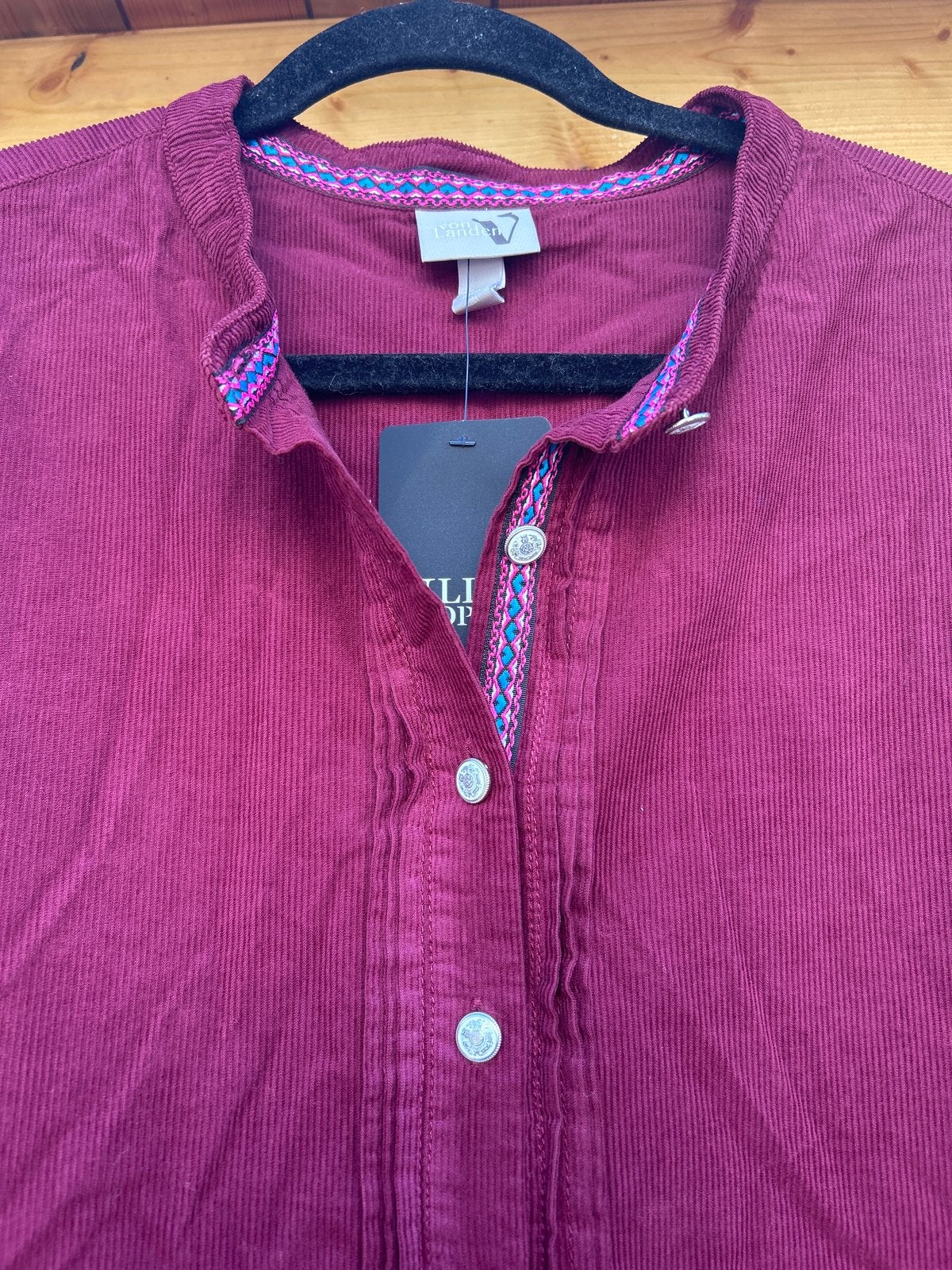 Nieuwe Ulla Popken -Corduroy jurk- Maat 58., Maat 46/48 (XL) of groter, Nieuw, Ophalen of Verzenden, Rood