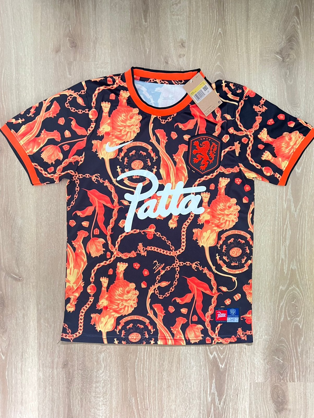 Nederlands elftal Patta warming up shirt WK 2026  Maat S, Nieuw, Oranje, Ophalen of Verzenden, Nike