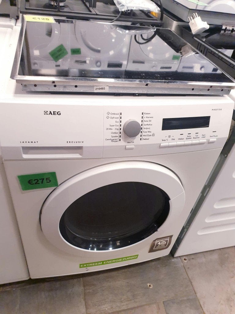 aeg wasmachine 8kg inc 6 mnd garantie