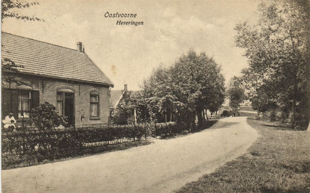 Oostvoorne - Heveringen - 1912 gelopen, Verzenden, Voor 1920, Gelopen, Zuid-Holland