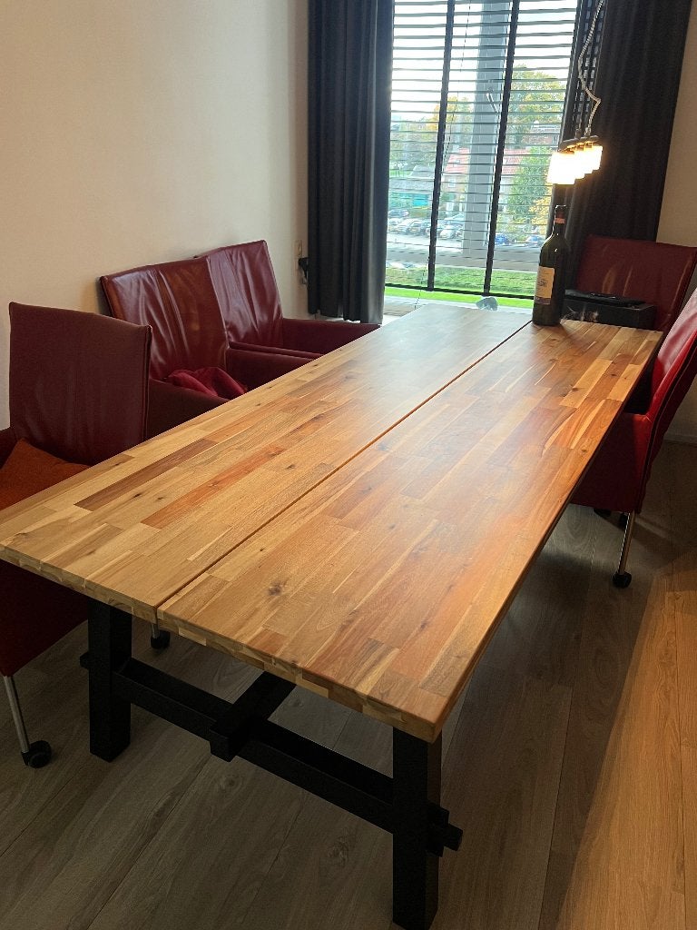 Eet tafel, Huis en Inrichting, Ophalen, 100 tot 150 cm, 200 cm of meer, Zo goed als nieuw