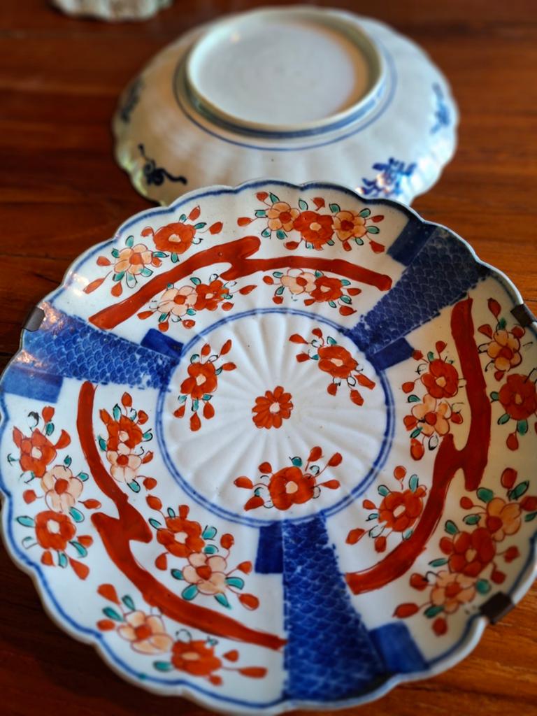 Antiek Japans Imari porseleinen bor, handgeschilderd, Ophalen of Verzenden