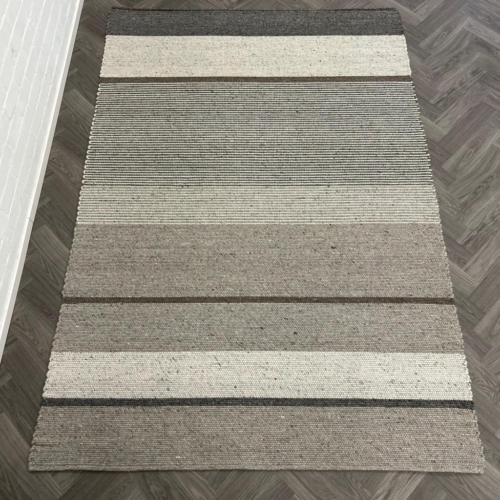 Vloerkleed Brinker Carpets Kjul Grijs - 200x300cm, 200 cm of meer, Ophalen of Verzenden, Zo goed als nieuw, 200 cm of meer