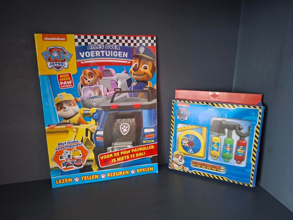 Paw Patrol doeboek + gereedschap speelset, Ophalen of Verzenden, Nieuw, Taal en Lezen