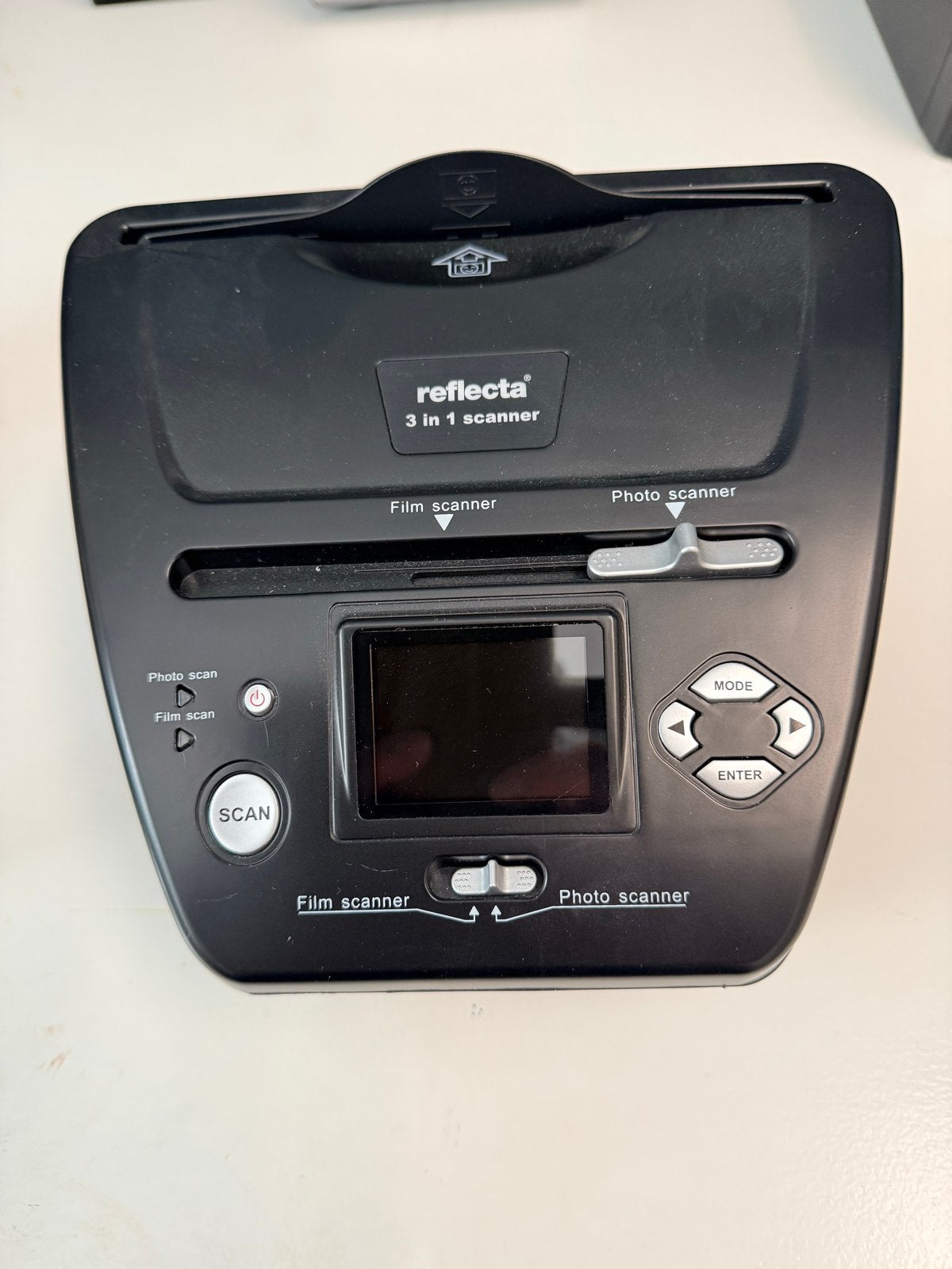 Reflecta 3-in-1 Scanner: Film, Foto & Documenten, Ophalen, Gebruikt, Diascanner