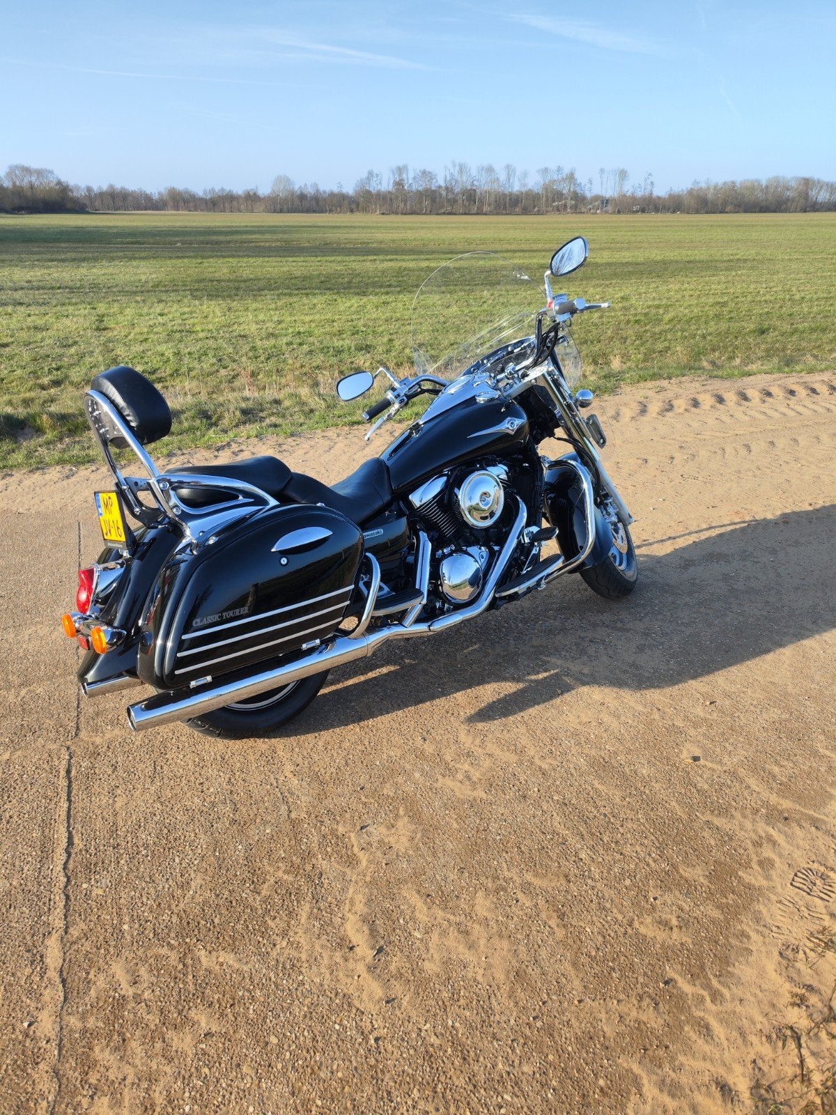 Kawasaki VN 1600 Classic Tourer - Krachtige Cruiser, Cardan-aandrijving, 2 cilinders, 1600 cc, Motorrijbewijs A