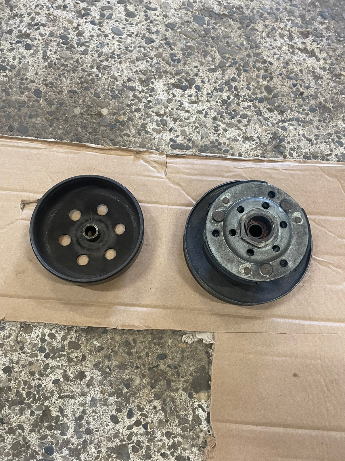 Zip 4 takt koppeling compleet  50/80cc, Ophalen of Verzenden, Zo goed als nieuw, Overige schalen, Auto offroad