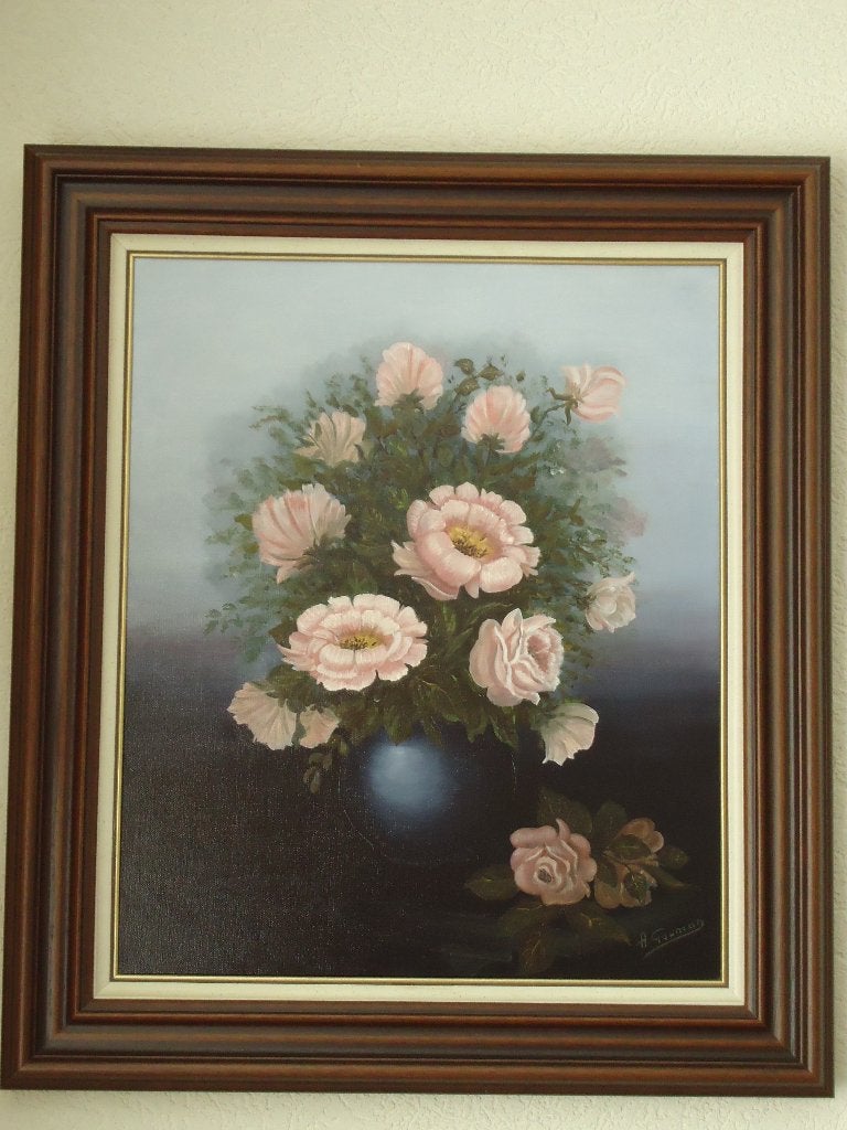 Schilderij bloemen A. Gouman, Ophalen