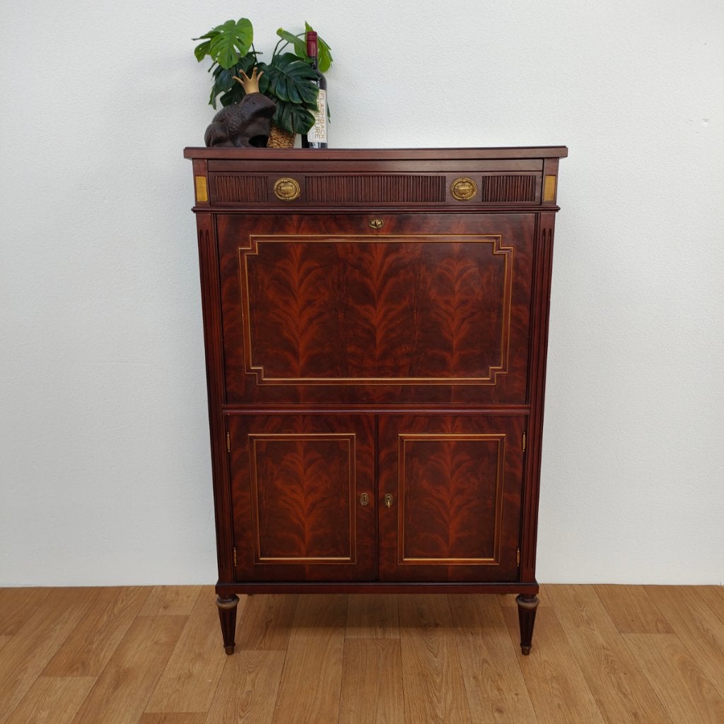 Antieke Secretaire bureau wandkast in Empire-stijl 507, Valkenswaard, Gebruikt, Info@flashbackfurniture.nl, Flashback Furniture