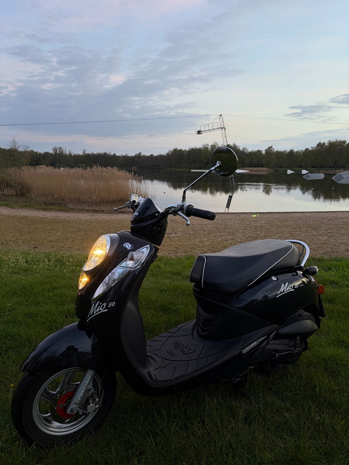 Sym Mio 50 - Zwart, 11xxx km, inclusief slot en windscherm, Gebruikt, Benzine, 50 cc, Ophalen