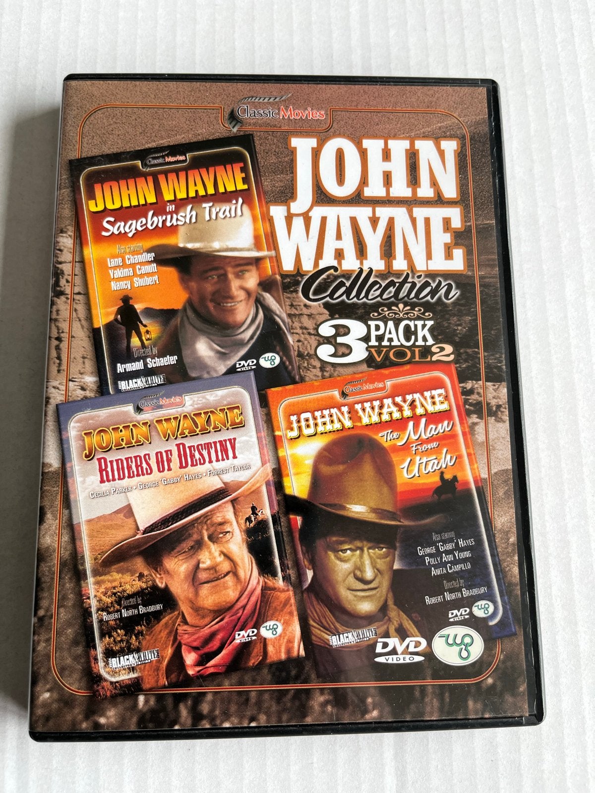 John Wayne Collection 3-Pack Vol. 2 DVD - Western Klassieker, Alle leeftijden, Nederlands, Ophalen of Verzenden, Gebruikt