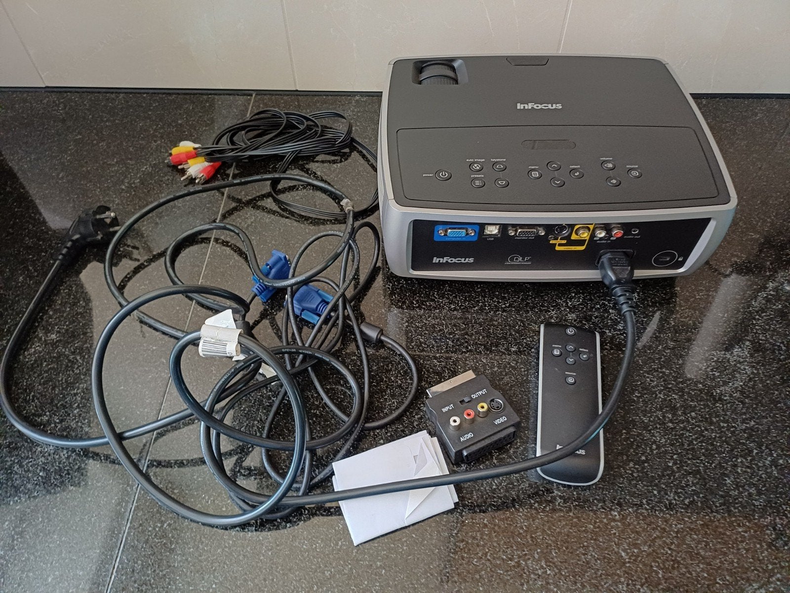 InFocus DLP Projector GOED LEZEN, Gebruikt, Ophalen of Verzenden, DLP, Overige resoluties