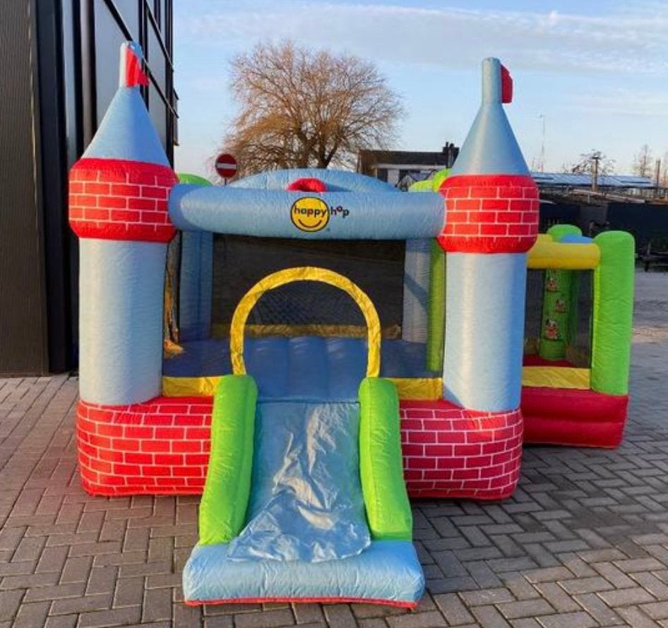 Leuk springkussen te huur! 3,25 x 3,00 x 2,20 meter, Kinderen en Baby's, Ophalen, Zo goed als nieuw