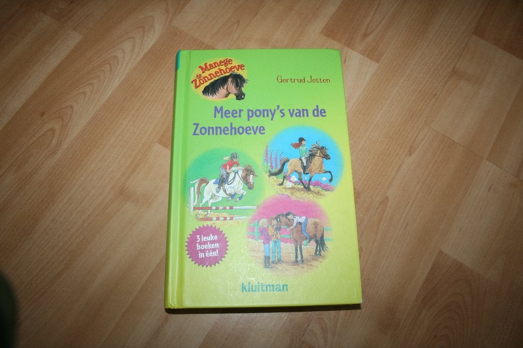 Gertrud Jetten - Meer pony's van de Zonnehoeve (3in1 boek), Boeken, Ophalen of Verzenden, Gelezen, Fictie algemeen