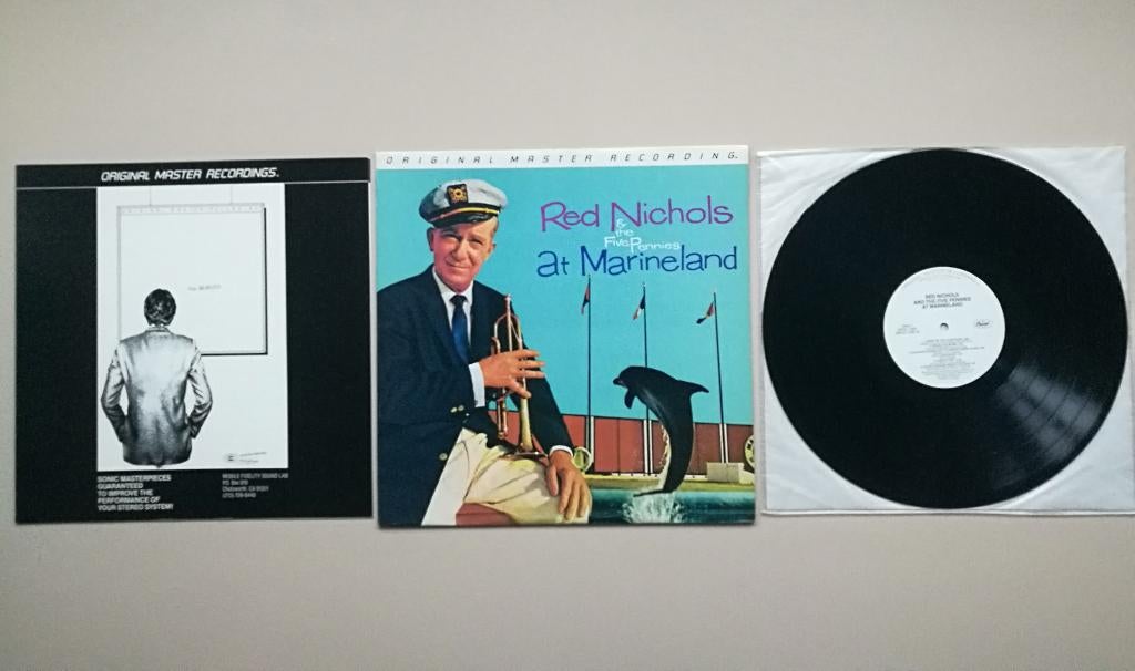 Red Nichols And The Five Pennies At Marineland Jazz LP, Verzenden, Zo goed als nieuw, 1940 tot 1960, 12 inch