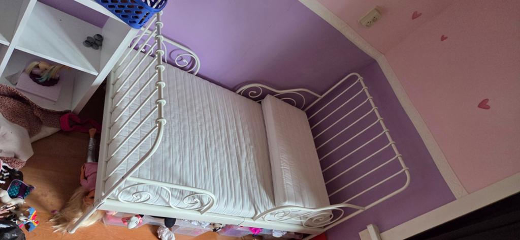 Ikea meegroei bed, Lattenbodem, Gebruikt, 70 tot 85 cm, Ophalen of Verzenden
