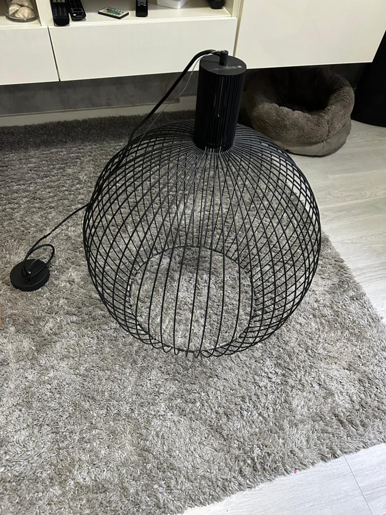 Qazqa hang lamp, Ophalen of Verzenden, Zo goed als nieuw, Minder dan 50 cm