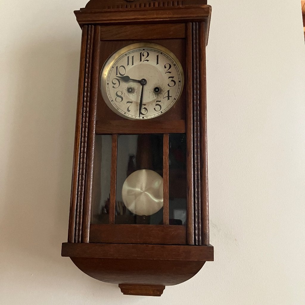 Wandklok  regulateur., Ophalen