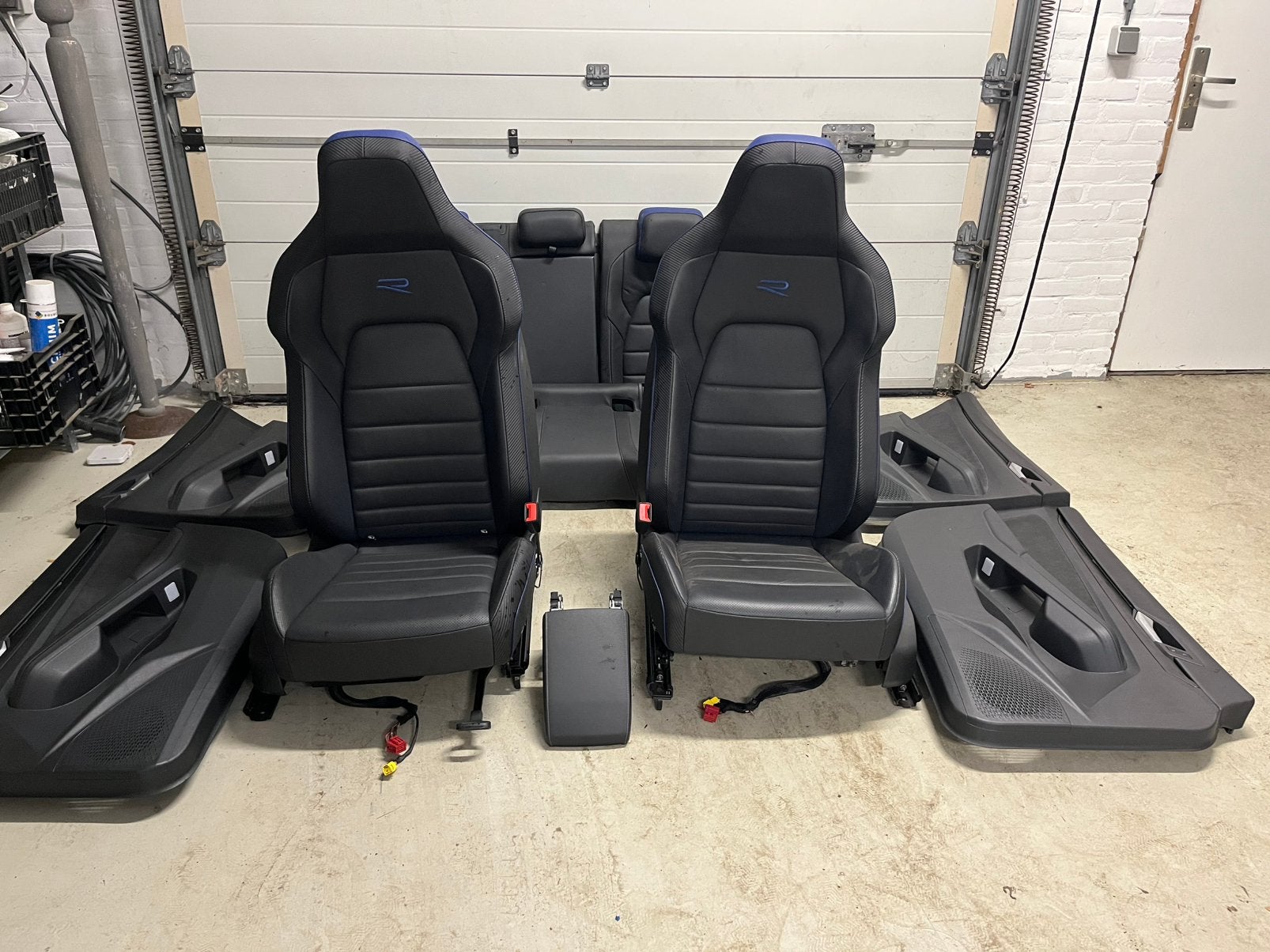 Interieur Golf 8 R leer leder, Ophalen, Gebruikt, Volkswagen