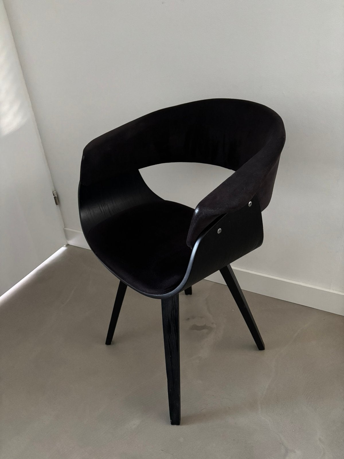 6 Eetkamerstoelen Be Pure Home, Ophalen, Gebruikt, Zwart, Vijf, Zes of meer stoelen