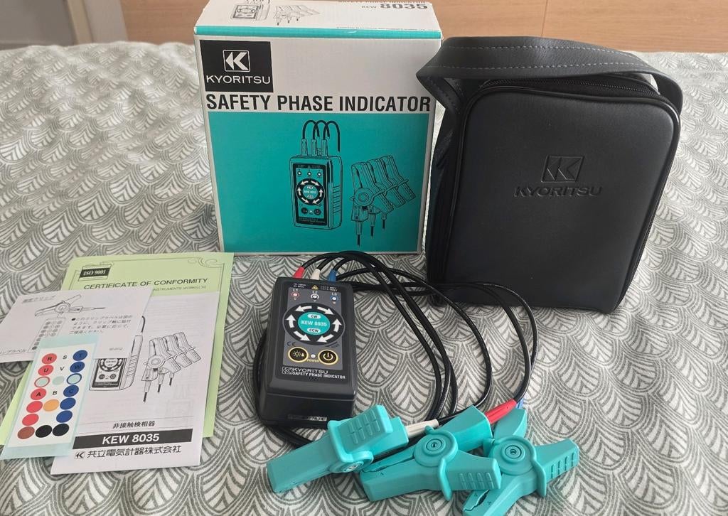 Kyoritsu 8035 Contactloze Draaiveldmeter / Fasemeter, Ophalen of Verzenden, Nieuw