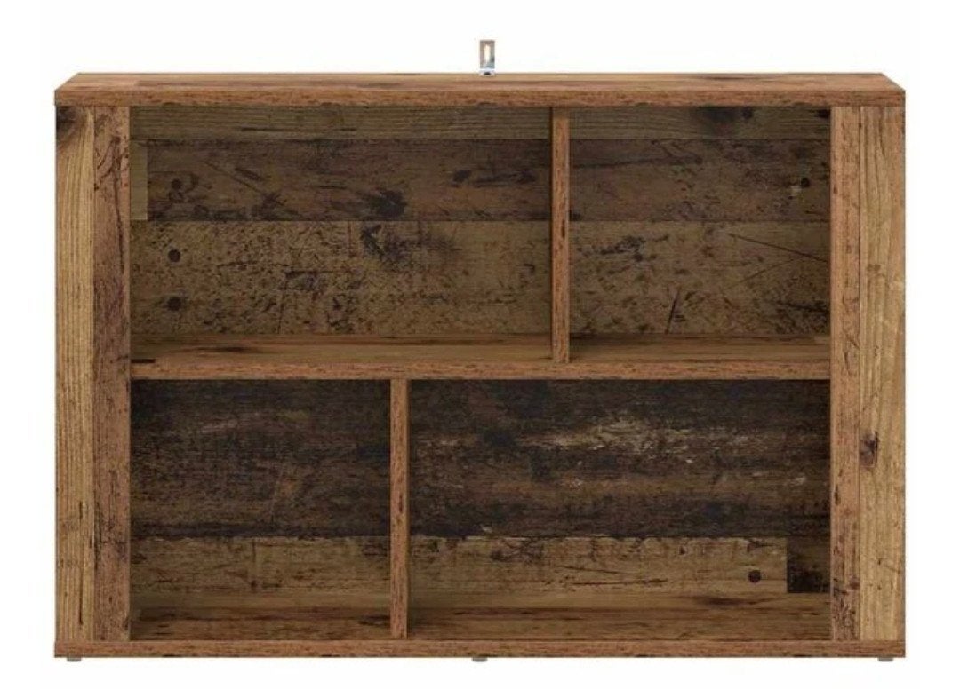 Rustieke dressoir / boekenkast – oud hout look, Ophalen, 50 tot 100 cm, Nieuw, 5 – 50