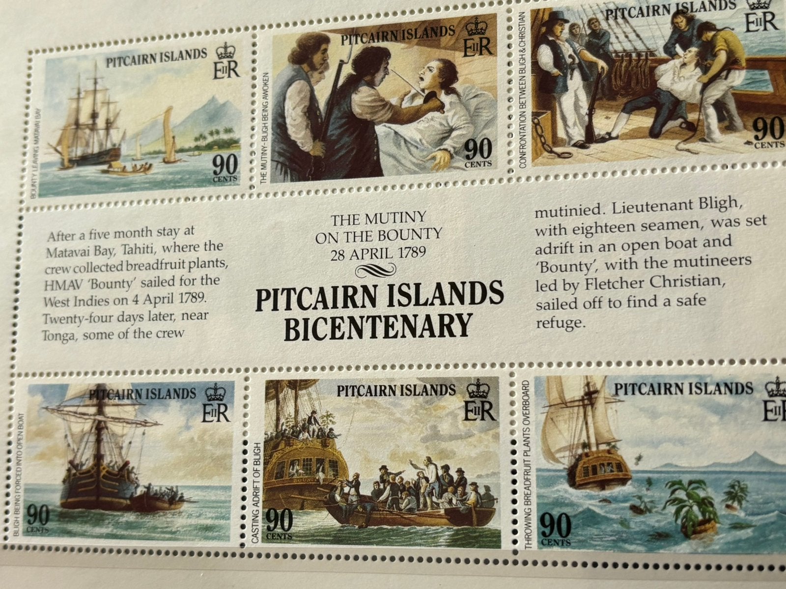 Schepen,Pitcairneilanden 1989, Verzenden, Postfris