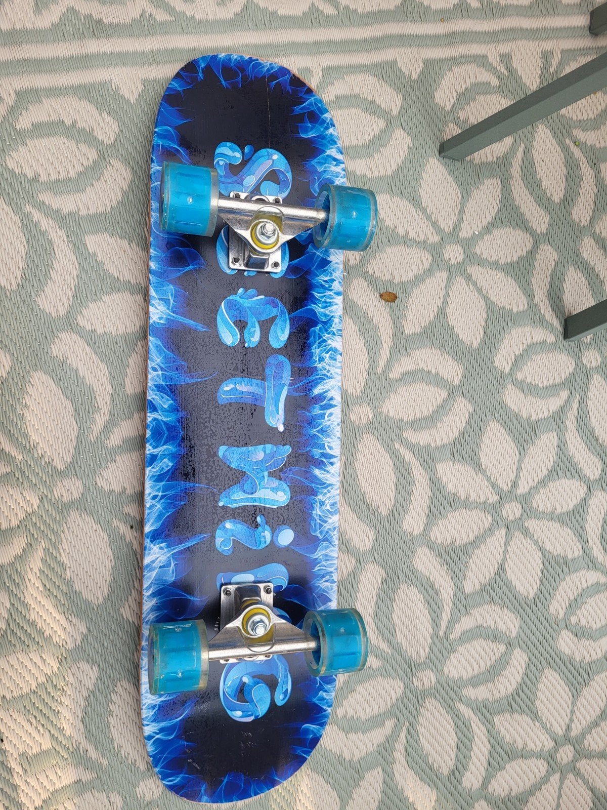 skateboard en de wielen geven licht, Ophalen of Verzenden