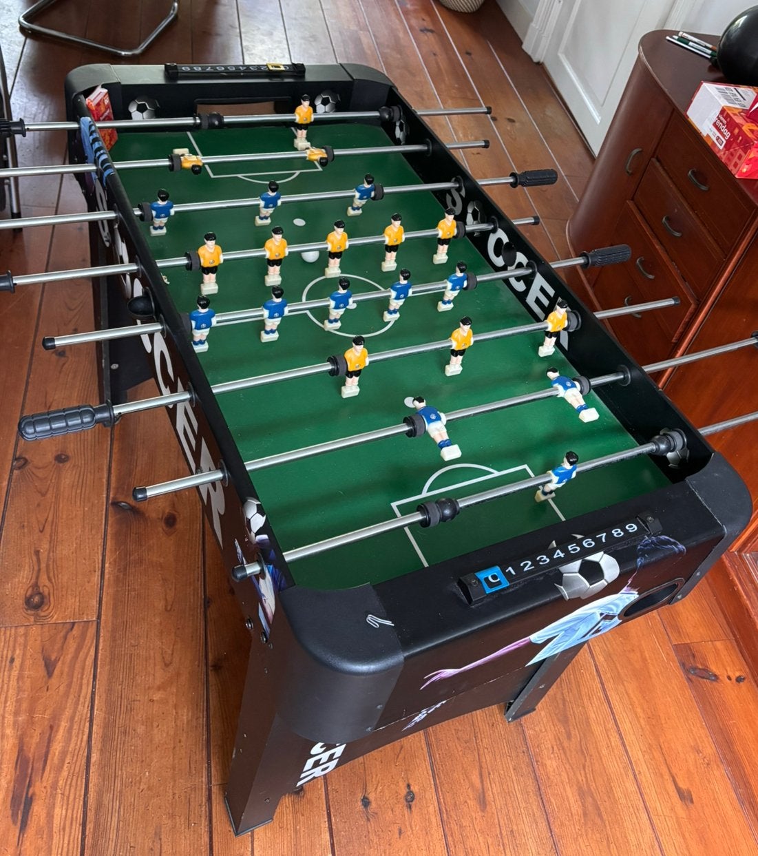 Voetbaltafel, Ophalen, Gebruikt