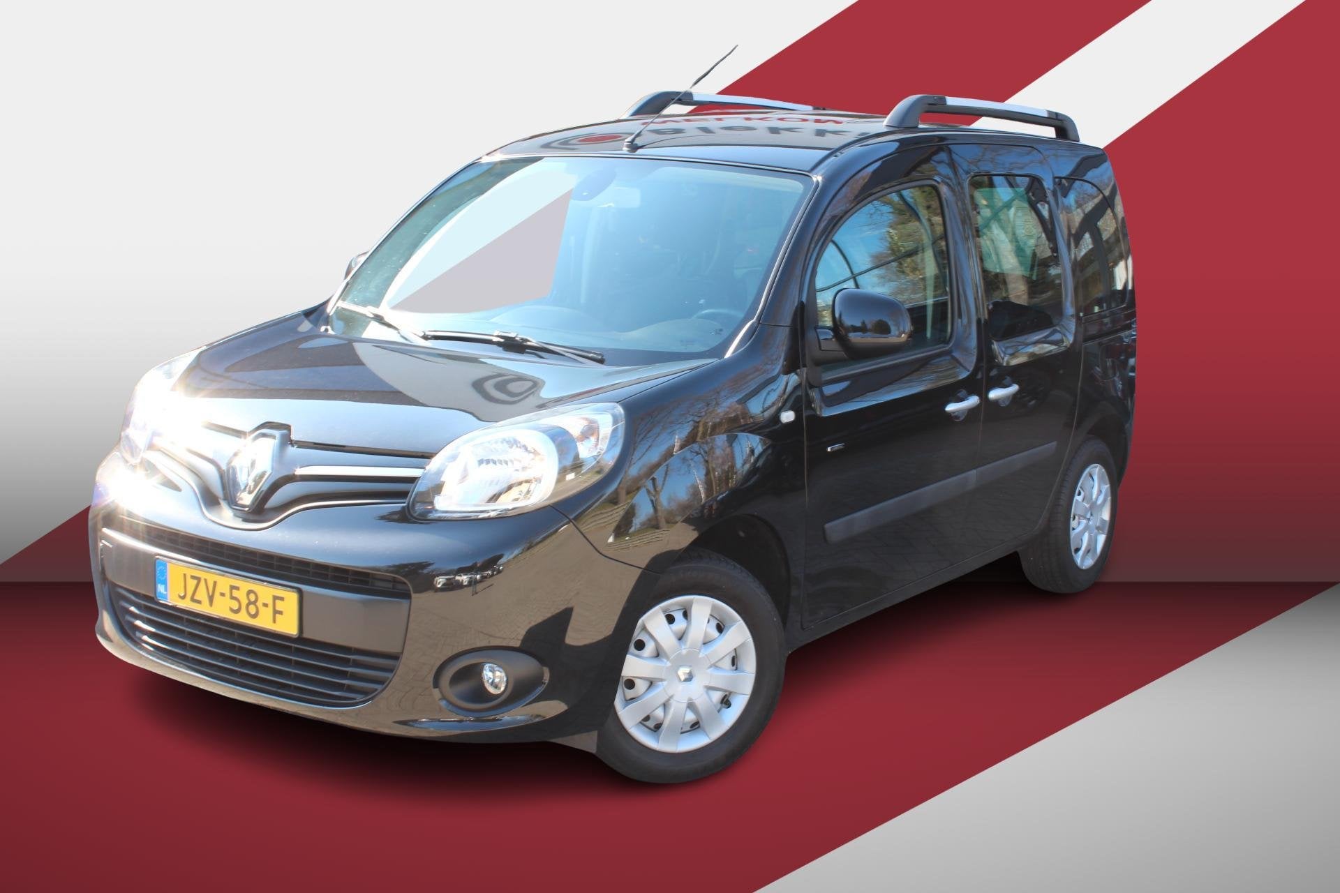 Renault Kangoo Family 1.2 EDC 115 Limited Automaat, Stof, Gebruikt, 4 cilinders, Zwart
