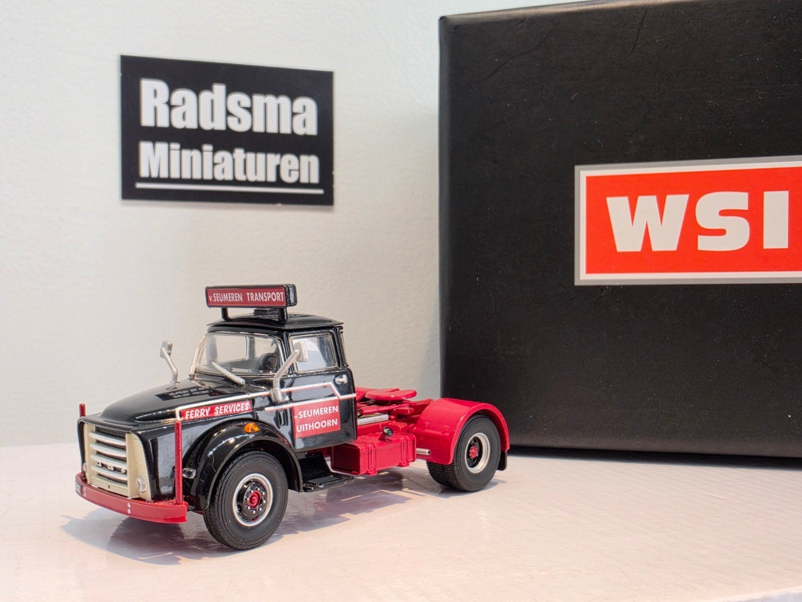 DAF A1600 Torpedo - Van Seumeren Transport 1:50 WSI, Ophalen of Verzenden, Zo goed als nieuw, Bus of Vrachtwagen, Wsi