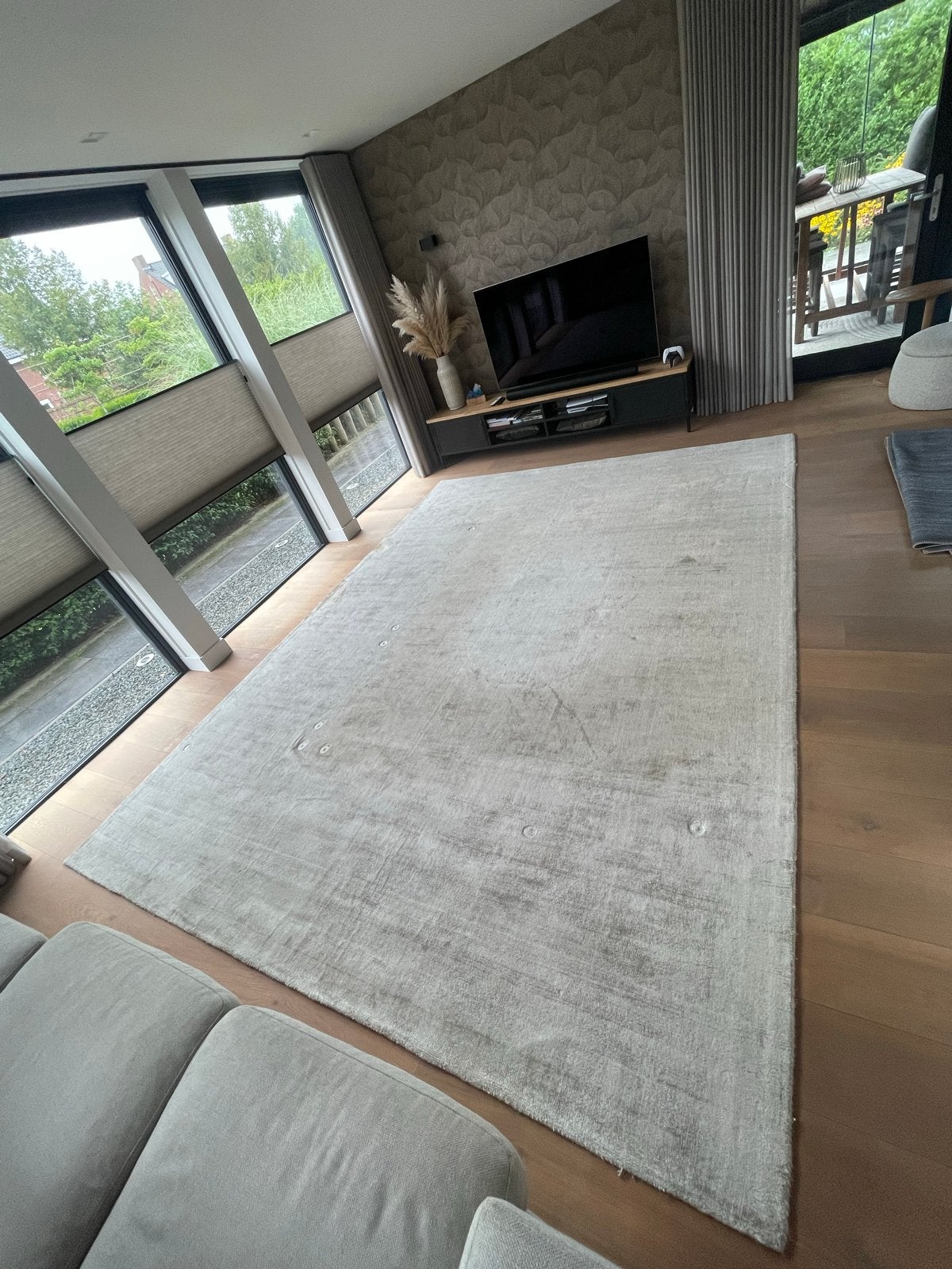 Vloerkleed Jane Westing 296x405 cm - Gebruikt, Ophalen, Gebruikt, 200 cm of meer, Grijs