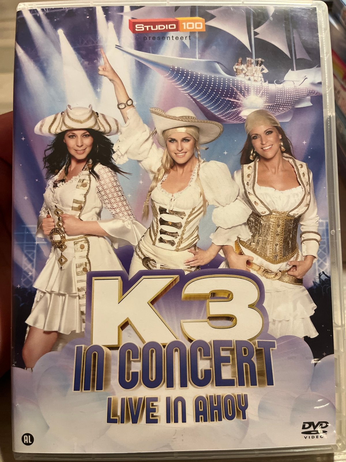 K3 In Concert: Live in Ahoy DVD - Studio 100, Cd's en Dvd's, Gebruikt, Alle leeftijden, Concert, Inclusief doosje