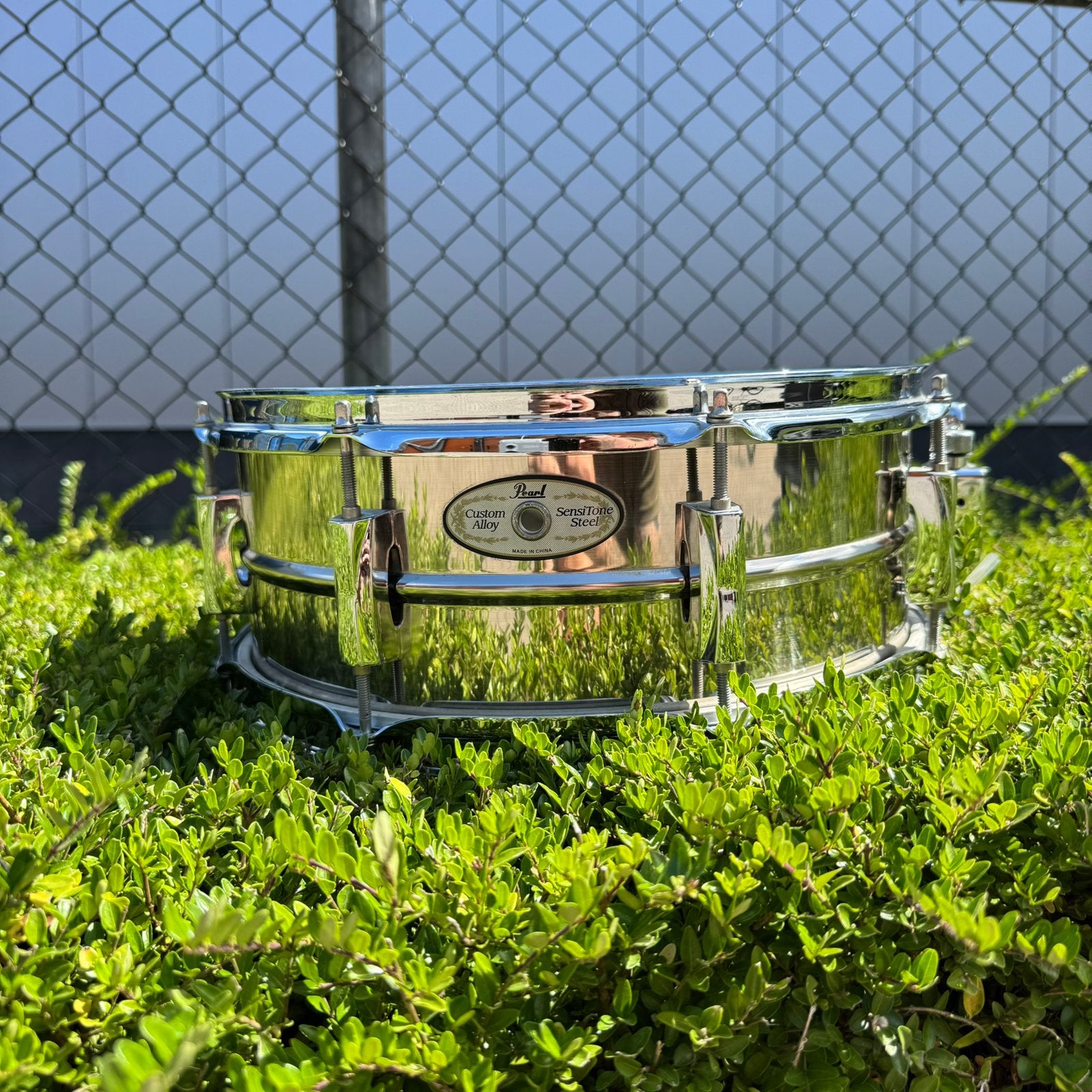 Pearl Sensitone alloy Snare topstaat, Ophalen of Verzenden, Zo goed als nieuw, Drums of Percussie