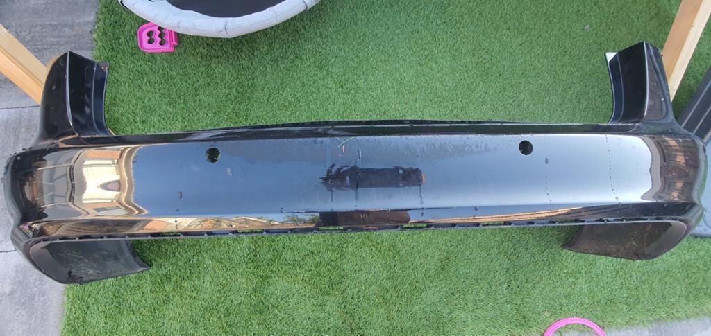 Audi A6 C6 2009 S line Achterbumper Lxz9 Zwart (kras), Auto-onderdelen, Ophalen, Gebruikt, Audi, Bumper