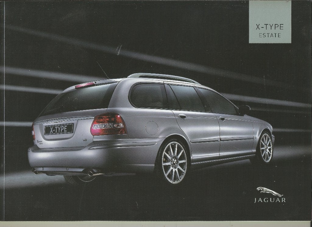 Grote brochure van de Jaguar X-type Estate, Verzenden, Zo goed als nieuw, Overige merken
