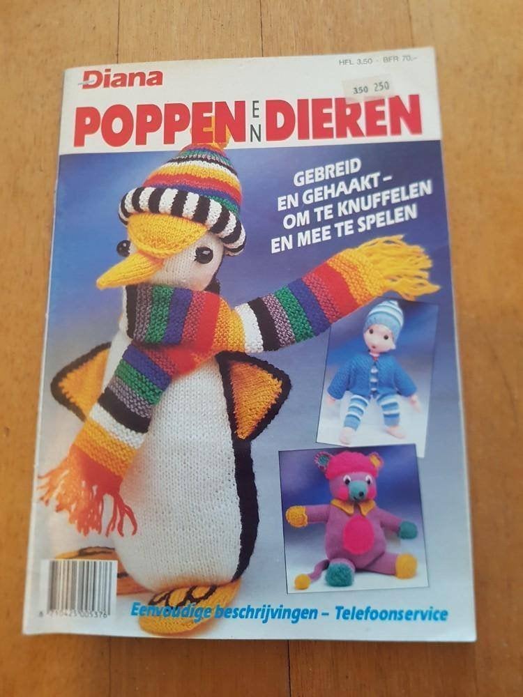 Diana poppen en dieren gebreid en gehaakt, Ophalen of Verzenden, Gebruikt, Breien of Haken, Patroon of Boek