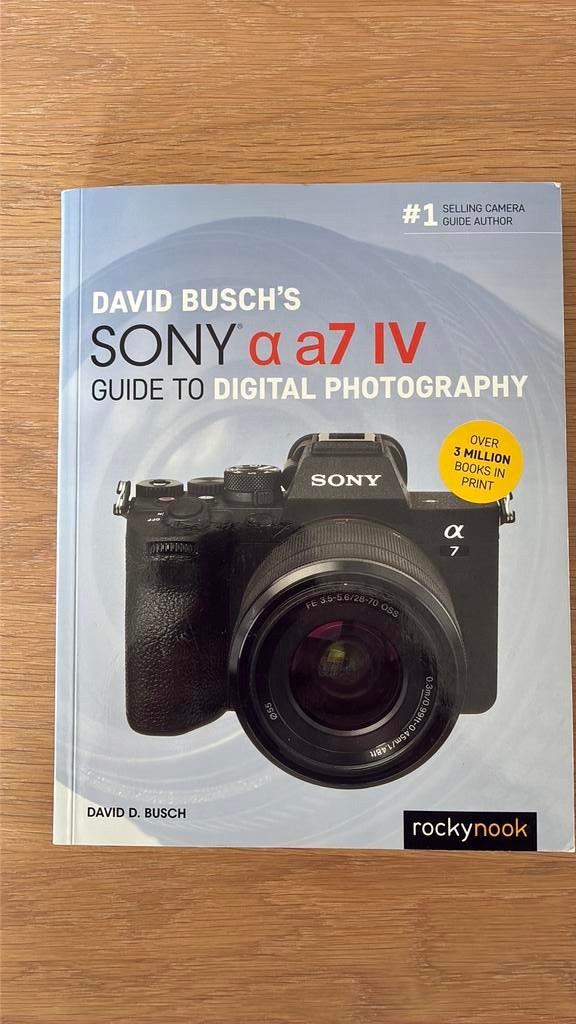 Guide to digital photography met Sony A7 iv, Ophalen of Verzenden, Zo goed als nieuw, Overige onderwerpen