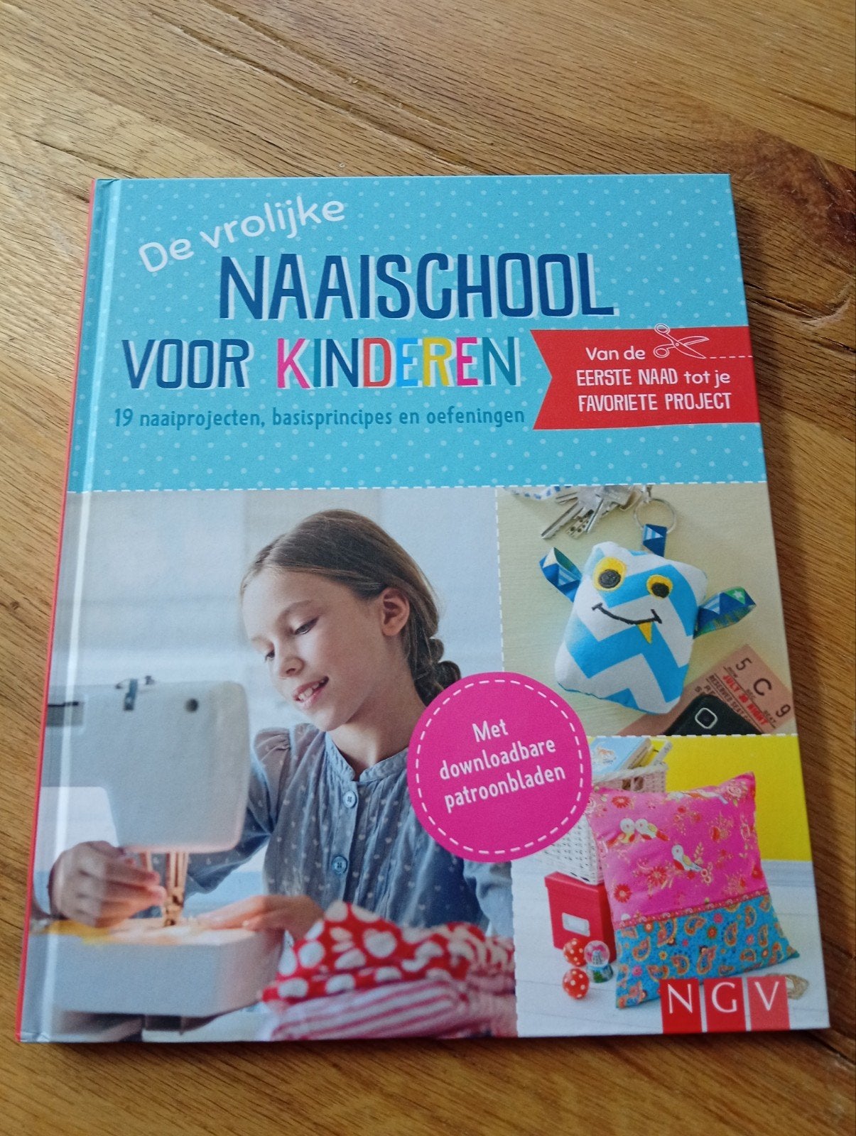 De Vrolijke Naaischool voor Kinderen - Naaiboek, Alena Giesche, Ophalen of Verzenden, Zo goed als nieuw, Borduren en Naaien