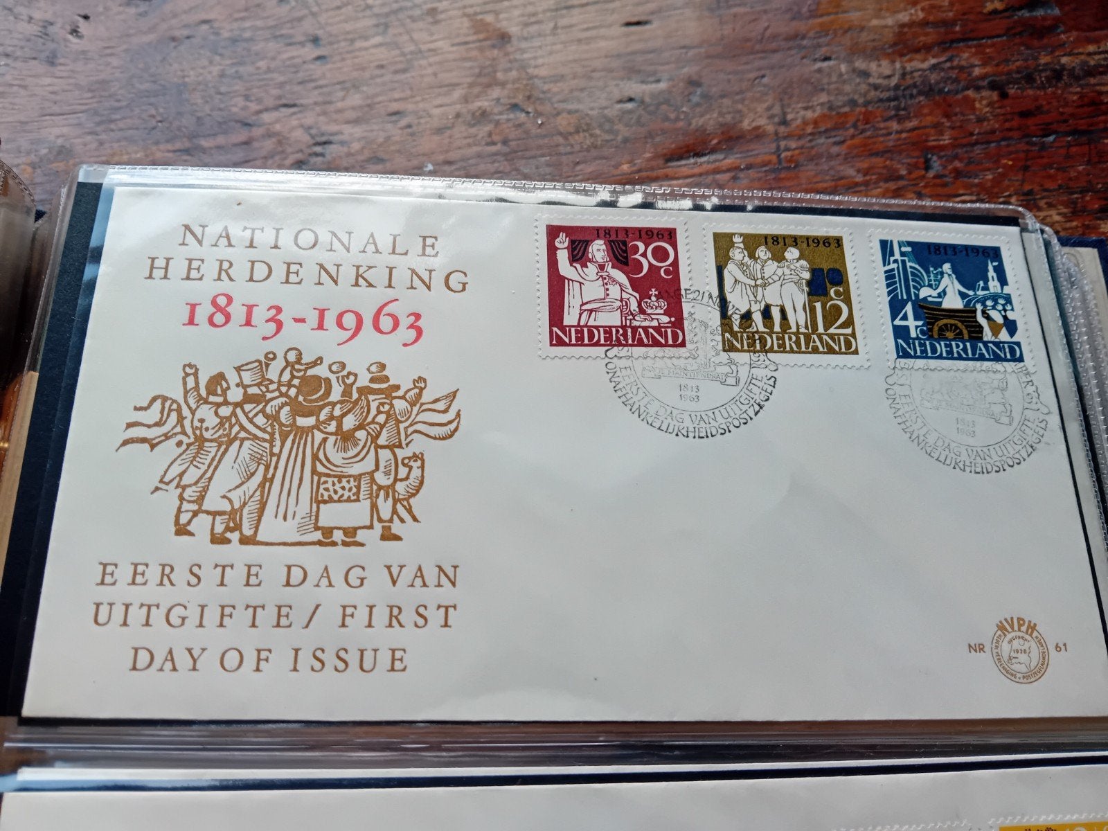Nationale Herdenking 1813-1963 Eerste Dag van Uitgifte, Ophalen of Verzenden, Nederland