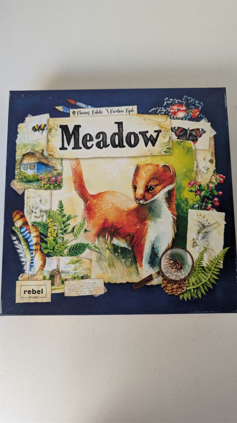 Meadow Bordspel - Ontdek de Natuur, Een of twee spelers, Ophalen of Verzenden, Zo goed als nieuw, Rebel