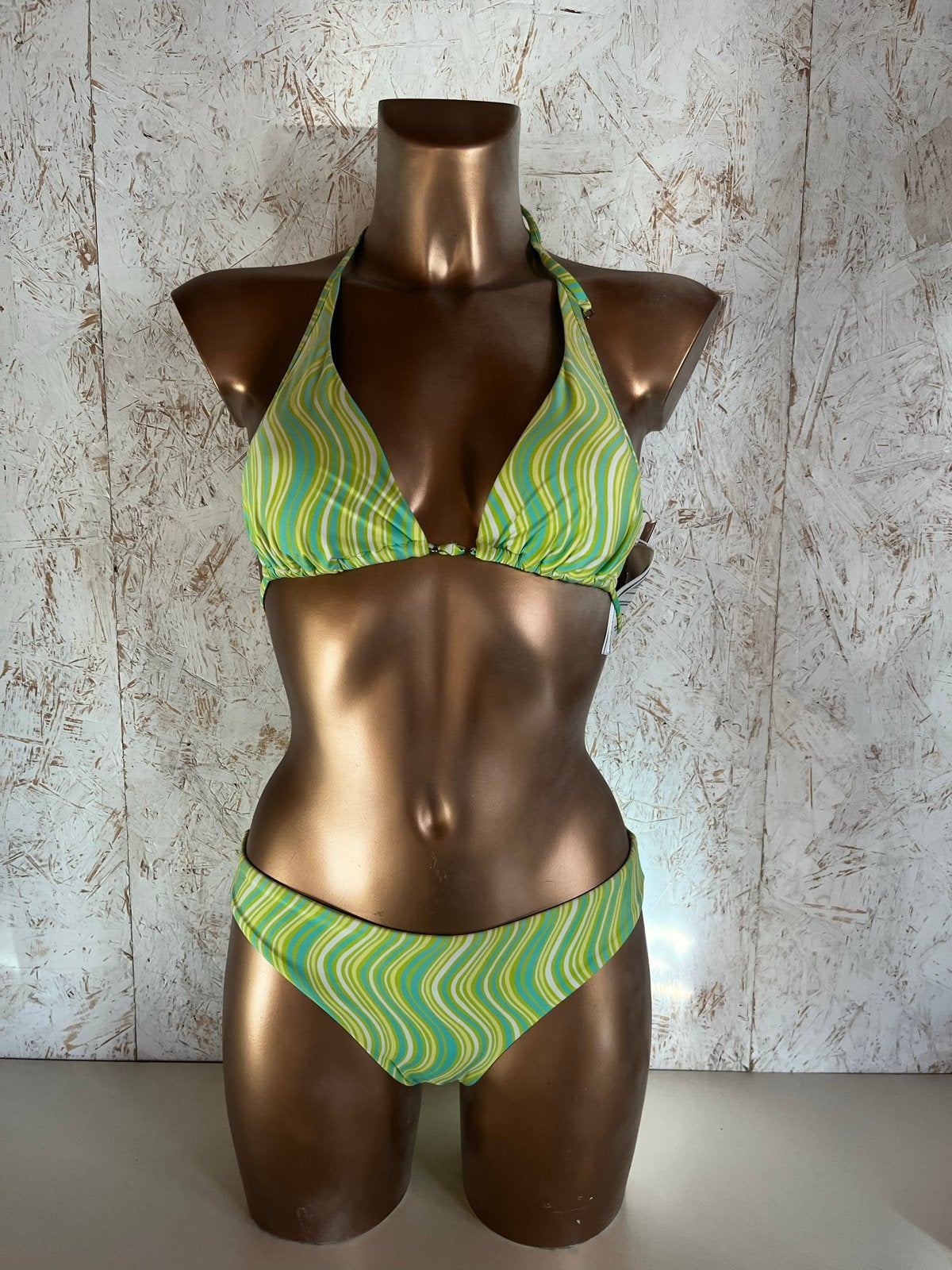 Nieuwe Seafolly Bikini - Groen/Geel maat 36, Verzenden, Nieuw, Meerkleurig, Bikini