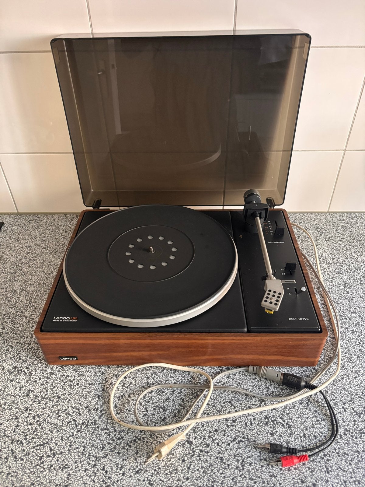 Lenco L60 Platenspeler - Vintage Belt-Drive Draaitafel, Ophalen, Gebruikt, Platenspeler, Overige merken