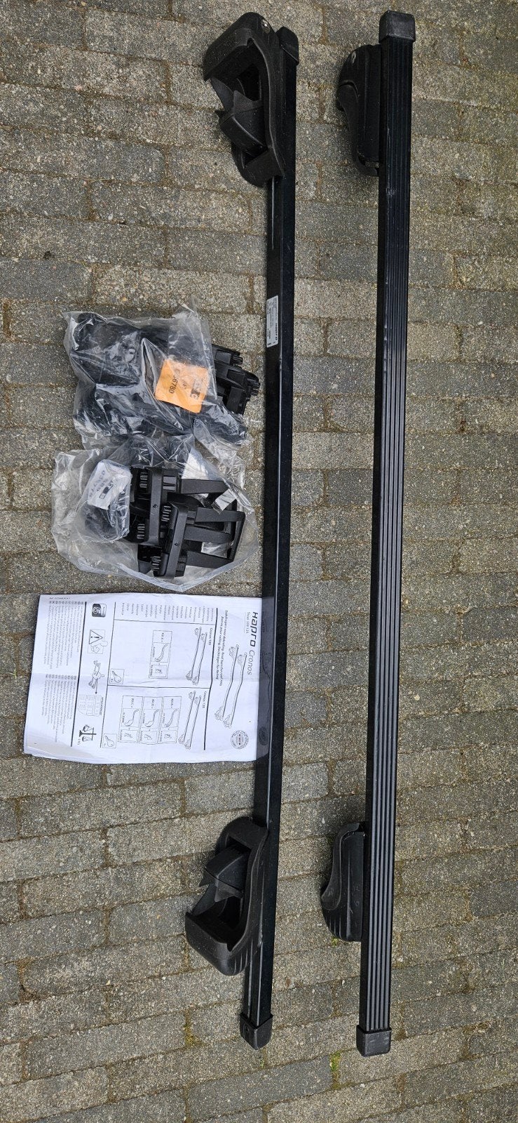 Hapro Cronos 125 Universele dakdragers voor open Rails, Auto diversen, Dakdragers, Ophalen