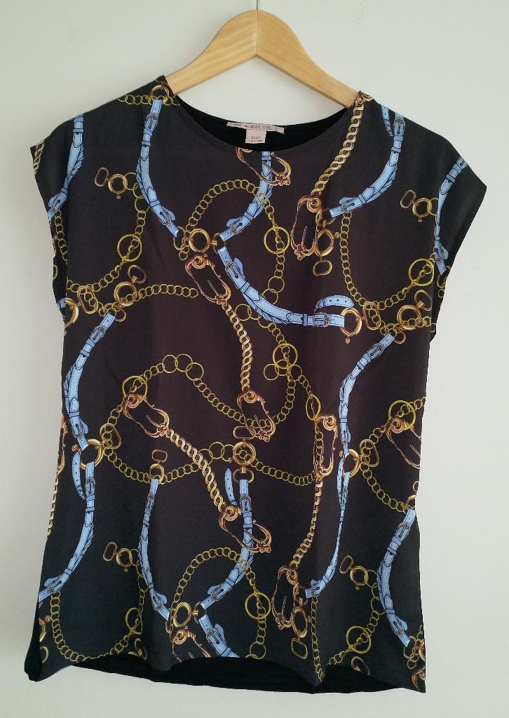 Anna Field zwart shirt (maat 34), Anna Field, Zwart, Ophalen of Verzenden, Zo goed als nieuw
