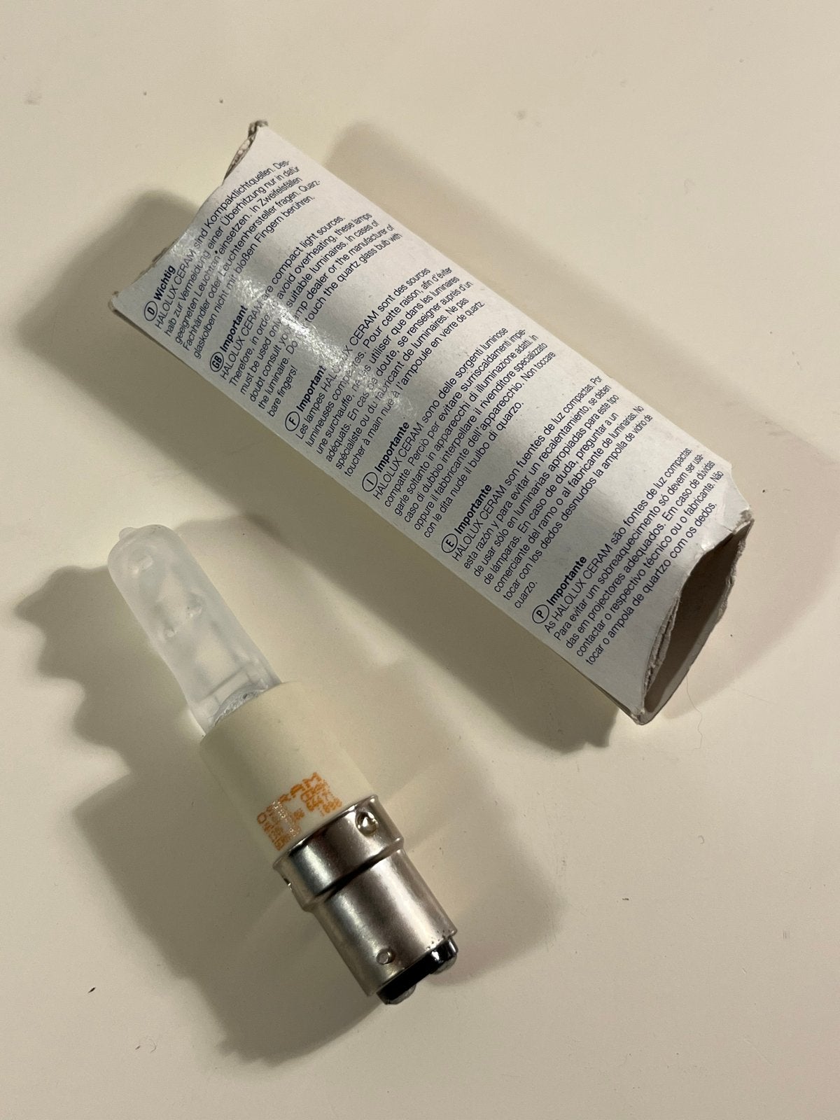 Osram Halogeenlamp B22 50W, 30 tot 60 watt, B22 (Bajonetsluiting), Osram, Nieuw
