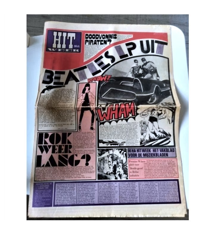 Hitweek #47# 1966 - Beatles cover, Ophalen of Verzenden, Gelezen, Muziek, Film of Tv