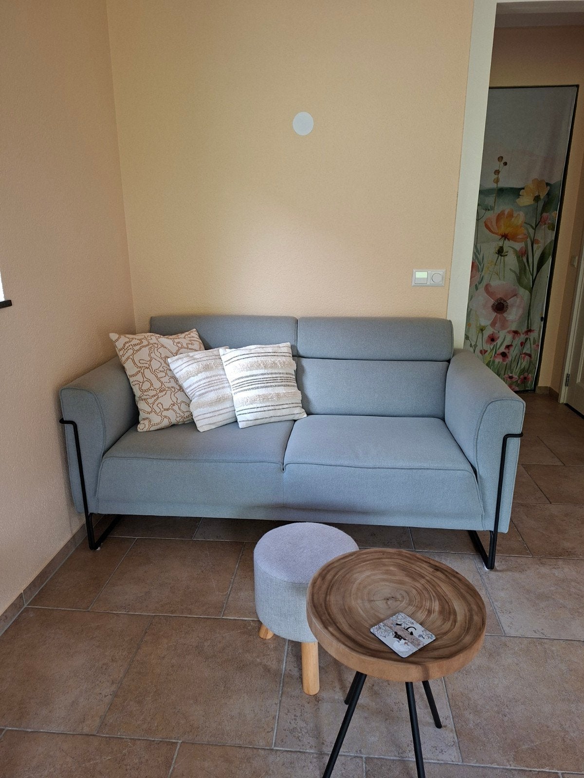 Xooon Fiskardo 2-persoons bank kleur Lana Mint, Huis en Inrichting, Banken | Bankstellen, Ophalen, Gebruikt, 150 tot 200 cm, Tweepersoons