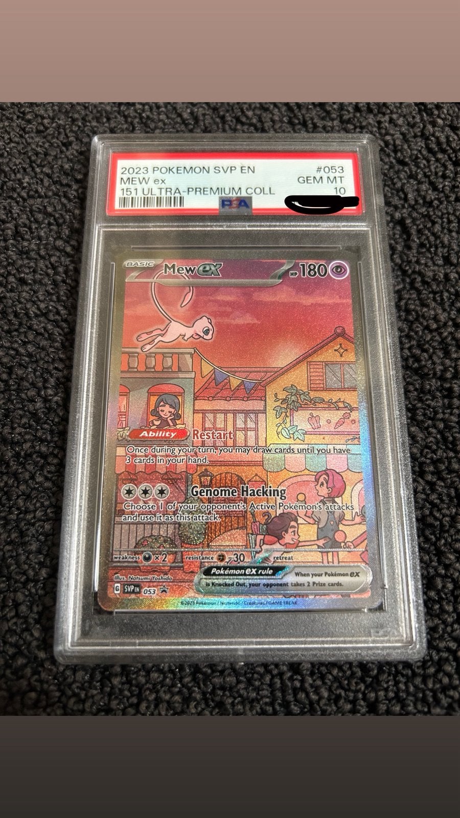 Mew ex SVP 053 PSA 10 Ultra Premium Collection, Ophalen of Verzenden, Zo goed als nieuw